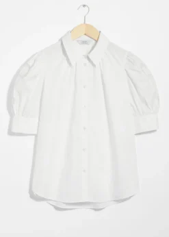 Online & Other Stories Blouse Brodée à Manches Ballon