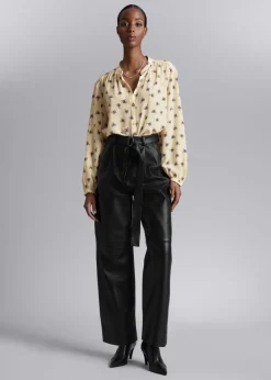 Sale & Other Stories Blouse Décontractée En Soie