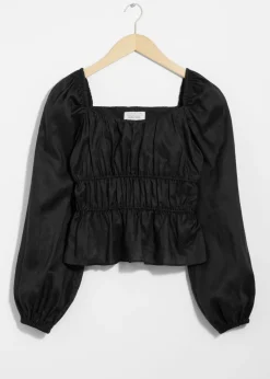 Store & Other Stories Blouse Froncée