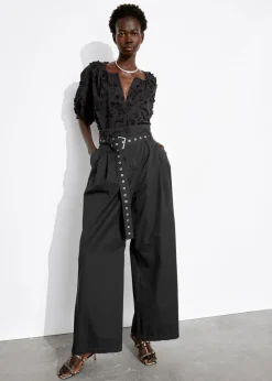 New & Other Stories Blouse Oversize à Manches Ballon