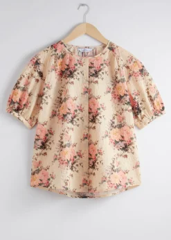 New & Other Stories Blouse Oversize à Manches Ballon