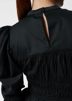 Fashion & Other Stories Blouse Péplum à Manches Volumineuses Noir
