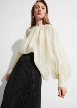New & Other Stories Blouse Transparente