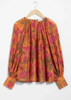 New & Other Stories Blouse Transparente