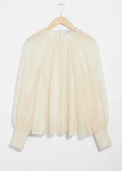 New & Other Stories Blouse Transparente