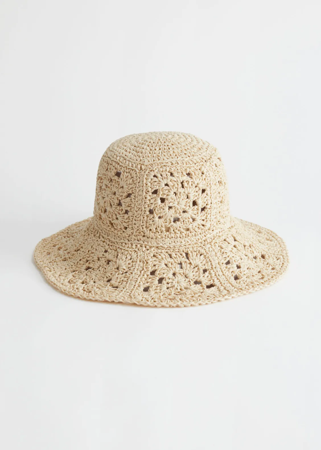 Sale & Other Stories Bob En Paille Crocheté Paille naturelle