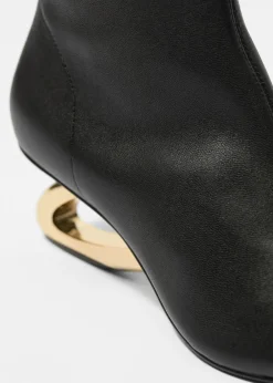Clearance & Other Stories Bottines à Talons Sculpturaux Noir