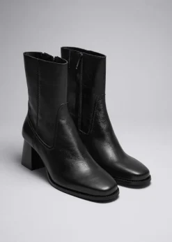 Store & Other Stories Bottines Classiques En Cuir