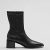 Online & Other Stories Bottines-chaussettes En Cuir