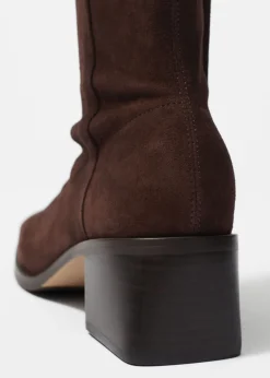 Online & Other Stories Bottines-chaussettes En Cuir