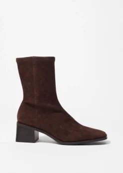 Online & Other Stories Bottines-chaussettes En Cuir