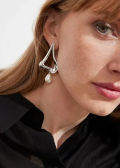Sale & Other Stories Boucles D’oreilles à Perles D’eau Douce Argenté