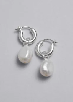 Best Sale & Other Stories Boucles D’oreilles Avec Perles D’eau Douce