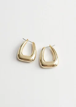 Store & Other Stories Boucles D’oreilles Créoles Ovales épaisses