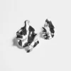 Store & Other Stories Boucles D’oreilles En Argent De Forme Organique Argenté