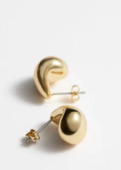 Hot & Other Stories Boucles D’oreilles Incurvées En Forme De Goutte