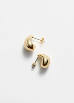 Hot & Other Stories Boucles D’oreilles Incurvées En Forme De Goutte