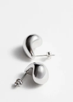 Hot & Other Stories Boucles D’oreilles Incurvées En Forme De Goutte