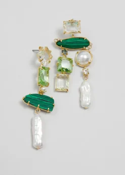 Best Sale & Other Stories Boucles D'oreilles Pendantes Avec Perles En Strass