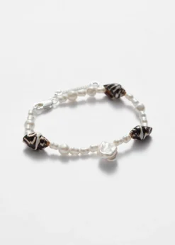 Store & Other Stories Bracelet à Perles Et Coquillages Ivoire