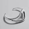 Sale & Other Stories Bracelet Fluide Sculptural Argenté