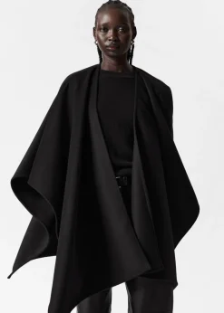 Flash Sale & Other Stories Cape En Laine Mélangée