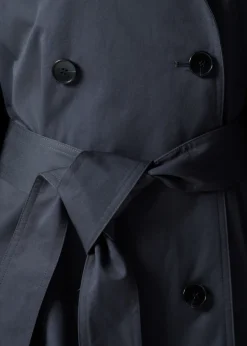 Online & Other Stories Cape Trench-coat Oversize Bleu marine