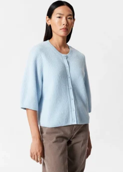Flash Sale & Other Stories Cardigan En Laine Mérinos à Maille Côtelée