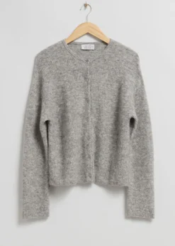 Outlet & Other Stories Cardigan En Maille D’alpaga Mélangé