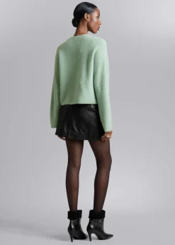 Outlet & Other Stories Cardigan En Maille D’alpaga Mélangé
