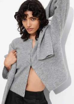 Outlet & Other Stories Cardigan En Maille D’alpaga Mélangé