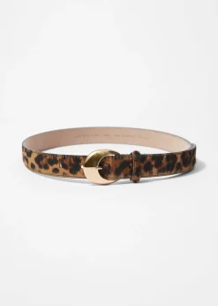 Cheap & Other Stories Ceinture En Cuir Imprimé Léopard