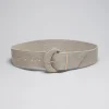 New & Other Stories Ceinture Large En Lin Beige