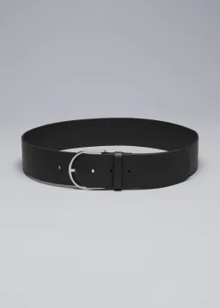 Shop & Other Stories Ceinture Taille Haute En Cuir Noir