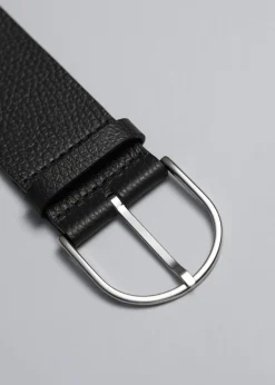 Shop & Other Stories Ceinture Taille Haute En Cuir Noir