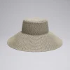 Discount & Other Stories Chapeau En Paille Tressée Noir/Écru