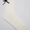 Cheap & Other Stories Chaussettes à Nœud Blanc
