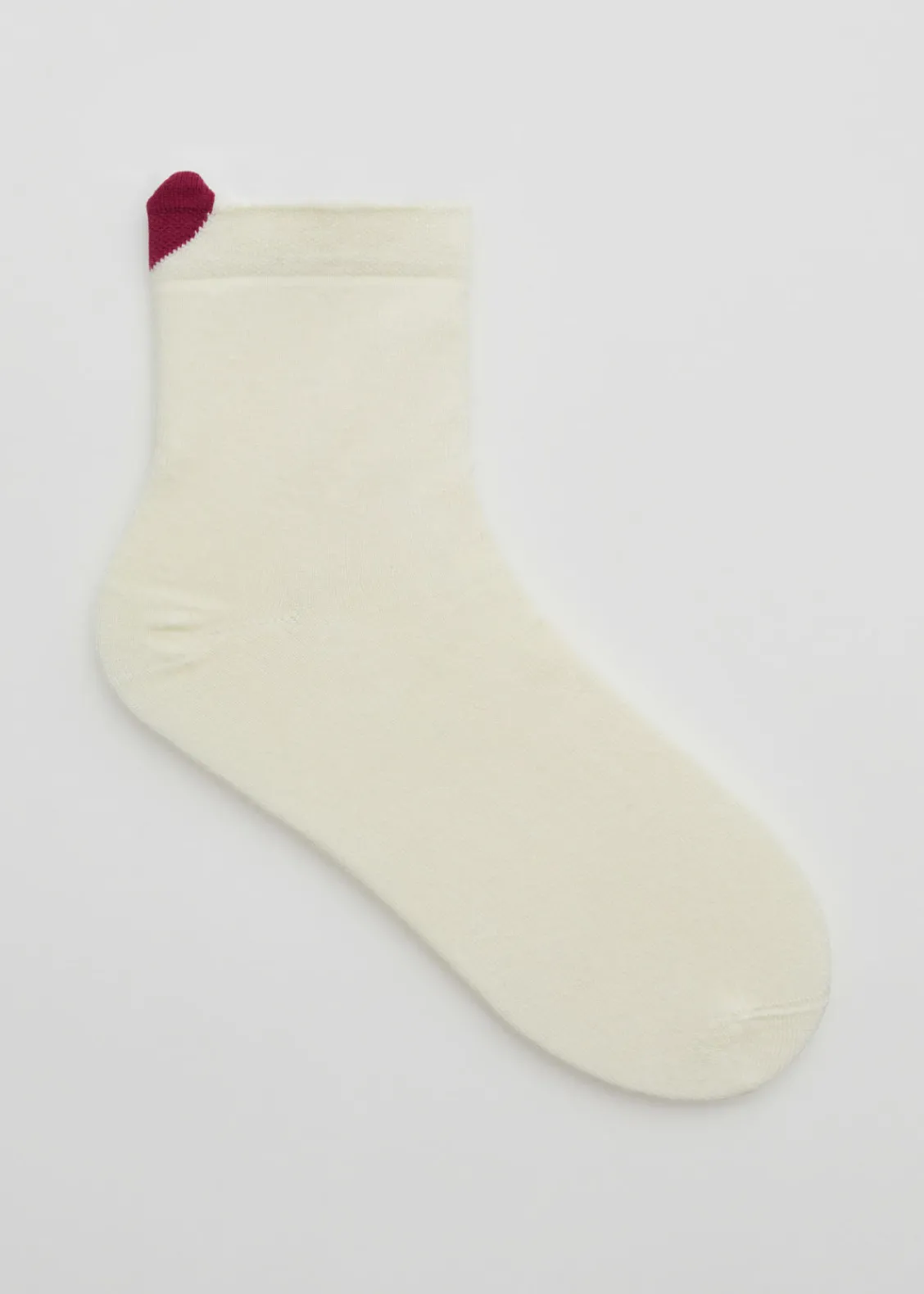 Best & Other Stories Chaussettes Cœur Couleur crème
