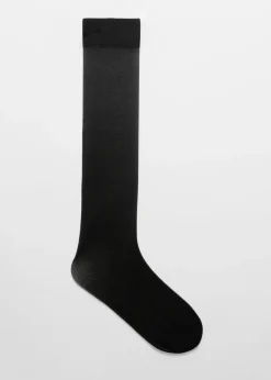 Best & Other Stories Chaussettes Hautes 100 deniers Noir