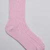 Clearance & Other Stories Chaussettes Pailletées En Maille Rose