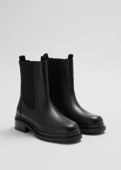 Discount & Other Stories Chelsea Boots En Cuir