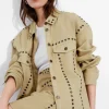 Shop & Other Stories Chemise Cloutée Beige