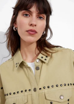 Shop & Other Stories Chemise Cloutée Beige