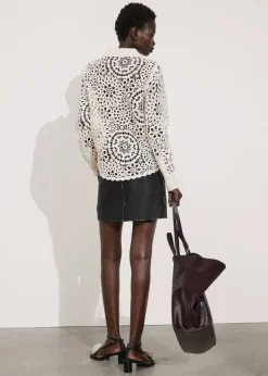 New & Other Stories Chemise Crochetée