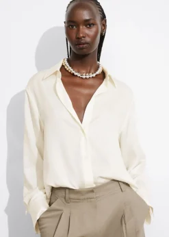 Online & Other Stories Chemise En Satin