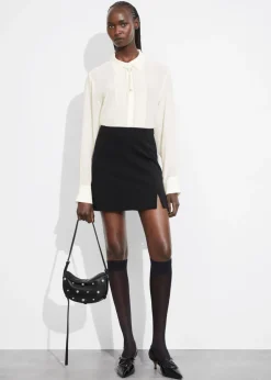 Discount & Other Stories Chemise En Soie à Pinces