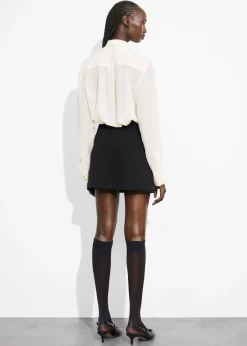 Discount & Other Stories Chemise En Soie à Pinces