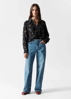 Discount & Other Stories Chemise En Soie à Pinces