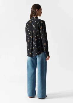 Discount & Other Stories Chemise En Soie à Pinces