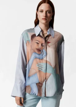 Store & Other Stories Chemise Imprimée Impression visages